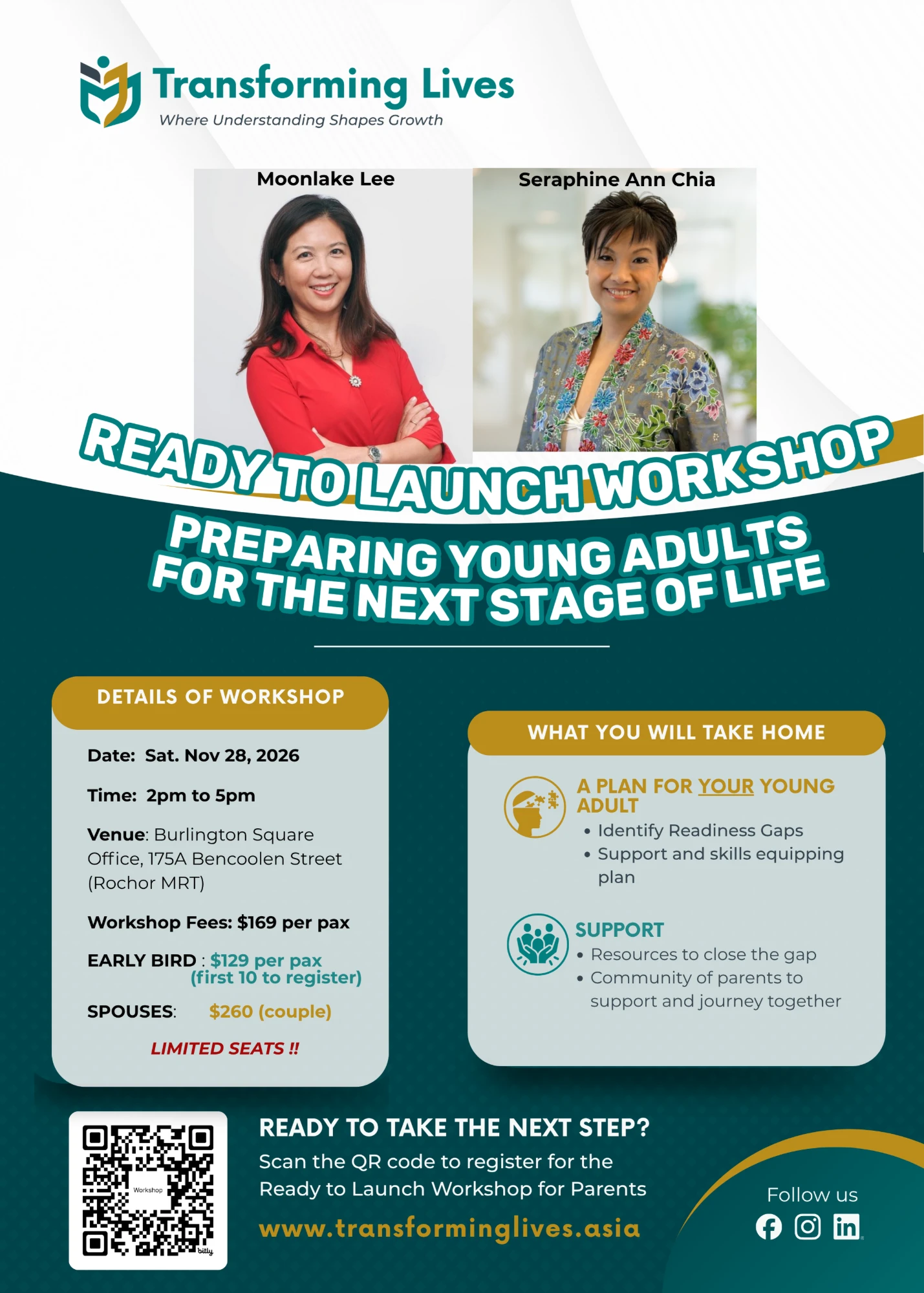 Ready to Launch Workshop — Preparing Young Adults for the Next Stage of Life, Saturday 28 November 2026